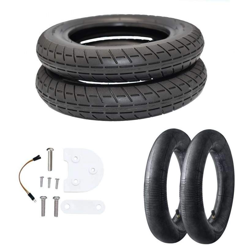 Kit ruote di marca Emove da 10 pollici per Xiaomi PRO Nero - Rosso - Bianco  - 1  