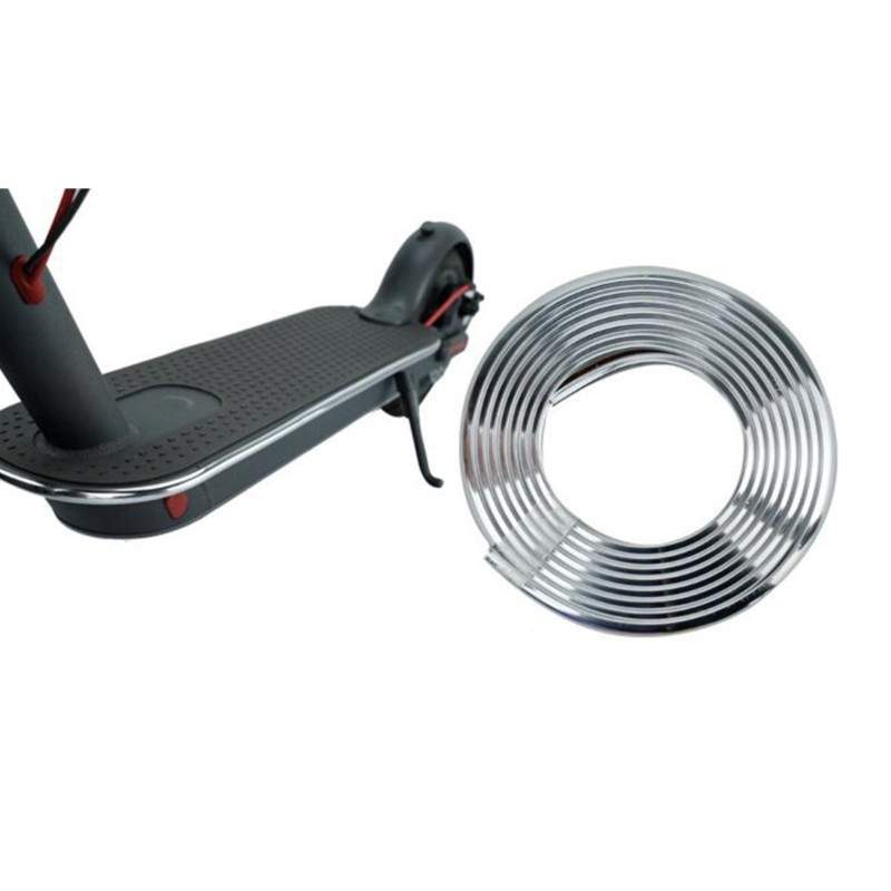 Tira protectora decorativa anti-colisión para patinete eléctrico.  - 6 Protege el chasis y la base de tu patinete eléctrico inst