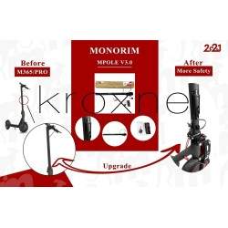 Monorim mPole V3.0 stiebas - patobulinta ir sustiprinta lankstymo sistema su integruota pakabinama spyna Monorim - 4 Patobulinta