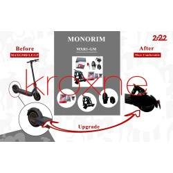 Monorim MXR1-GM Hinterradaufhängung mit Kennzeichenhalter und ausfahrbarem Schutzblech für Ninebot Max Monorim - 24  






Mono