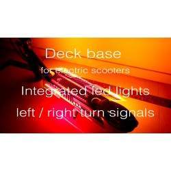 Monorim deck ALD WDL / vási gia ilektriká skoúter me fóta led kai flas aristerá/dexiá Monorim - 3 Βάση με φώτα led και αριστερά/