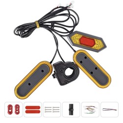 Külgmised ja tagumised suunatulede komplekt – suunatuli elektrilisele rollerile.  - 3