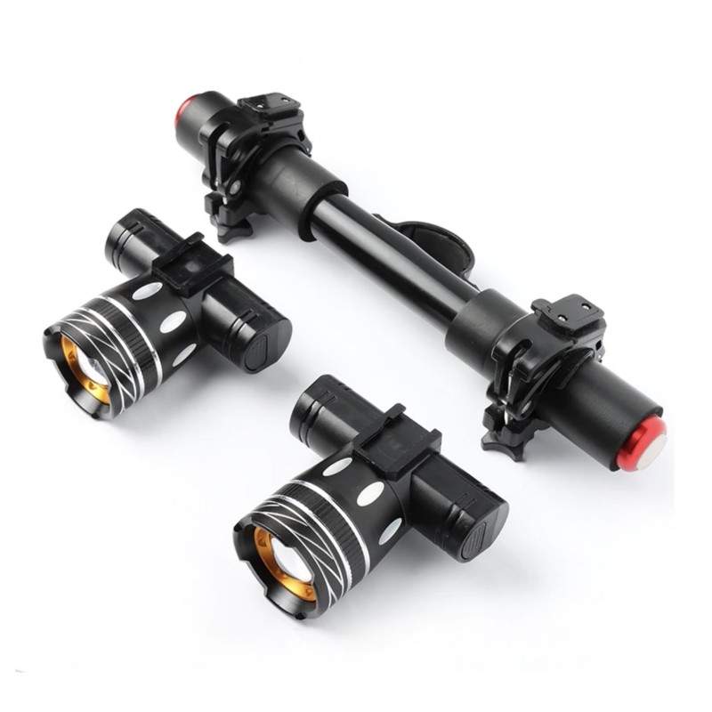 Barra de luces LED dual para patinete eléctrico Xiaomi con batería 1200mAh  - 1 Barra de luces LED dual para patinete eléctrico 