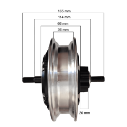 48v 500w bakmotor för Kugoo M4, Ovex Z1 plus eller andra modeller. adaptiv generisk motor Kugoo - 2 Installera denna motor med e