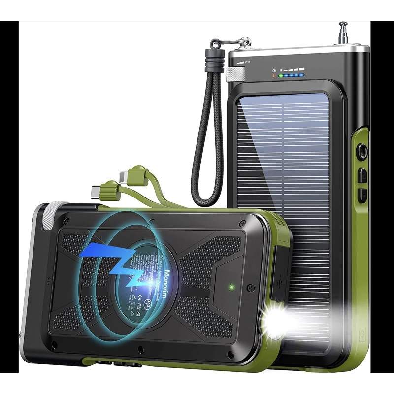 Oändligt batteri med trådlös laddare Monorim PN W26 RADIO FM Monorim - 2 
Skaffa din 36800mah powerbank som laddas med solljus n