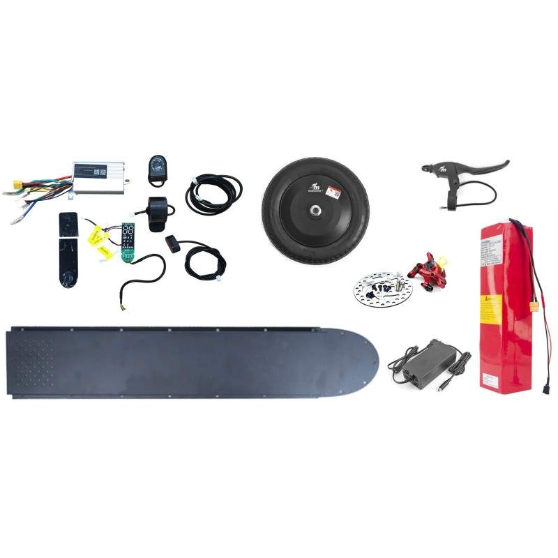 Monorim Pack U5 Non Pro (obsahuje 500w motor)  - 1 
Nejvyšší rychlost s vysokým točivým momentem: 50 až 55 km za hodinu
Zahrnuje