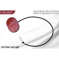 Zadna svetlina za Xiaomi Scooter 4 (Mi4), Xiaomi 4 Pro ili podoben. Xiaomi - 5 Zadna svetlina za Xiaomi Scooter 4 (Mi4), Xiaomi 