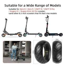 Solid Tire for Zero 8, Zero 9, Vsett 8, Vsett 9, Kugoo X1, Kirin G2 Pro 8,5x3 elektriline roller Kukirin - 2 Solid Tire for Zero