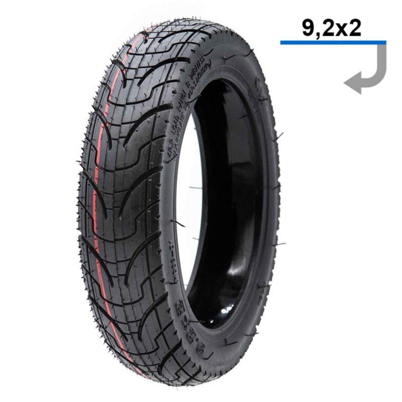 Tubeless pnevmatika 9.2x2 z gelom proti predrtju za Xiaomi M365, Pro, Pro2, Essential, Mi3  - 1 Tubeless pnevmatika 9.2x2 z gelo