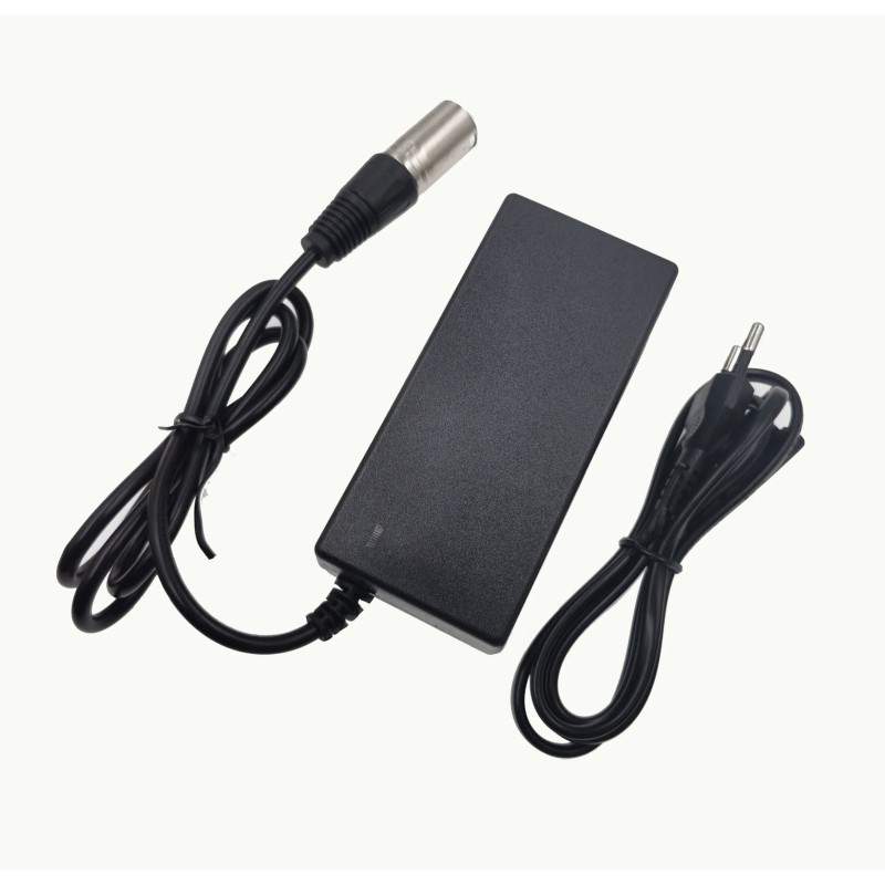 Nabíjačka pre elektrickú kolobežku alebo bicykel 54,6V 2A, 3A, 4A a 5A - 48V - XLR konektor  - 1 Vhodná pre 48V elektrické kolob