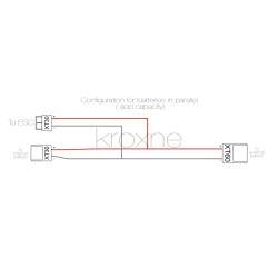 Kabel' parallel'nogo podklyucheniya dlya vneshnego akkumulyatora, sovmestimogo s skuterom ili elektricheskim velosipedom  - 2 Ka