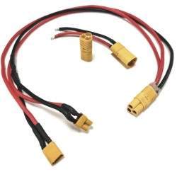 Skiftet tilslutningskabel til eksternt batteri kompatibelt med scooter, elcykel eller lignende  - 1 Skiftet tilslutningskabel ti