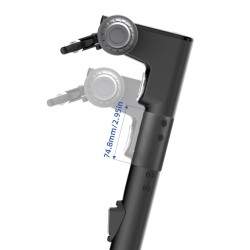 Forlænger for at øge styrhøjden på Ninebot Max G30, G2, G65 eller lignende. Segway - Ninebot - 1 Forlænger for at øge styrhøjden