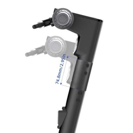 Extensor para aumentar altura del manillar en el Ninebot Max G30, G2,  G65 o similar. Segway - Ninebot - 1 Extensor para aumenta