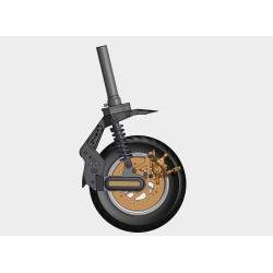 Sharkset első felfüggesztés tárcsafékkel Ninebot Max G30E ll / G30 LE / G30D / G30LP, Segway Max G2 / G65 típusokhoz.  - 7 Shark
