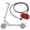 Baglygte til skærmen på Xiaomi Scooter 4 Ultra eller lignende  - 1 Baglygte til skærmen på Xiaomi Scooter 4 Ultra eller lignende