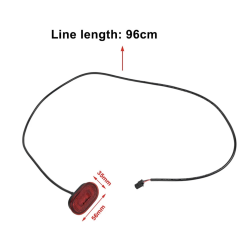 Feu arrière pour l'aile du Xiaomi Scooter 4 Ultra ou similaire  - 3 Feu arrière pour l'aile du Xiaomi Scooter 4 Ultra ou similai