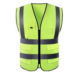 Gilet di sicurezza riflettente per la guida di scooter elettrici e altri veicoli simili. Wan - 2 Gilet di sicurezza riflettente 