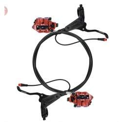 Complete Monorim EB01 4-piston hydraulic brake kit - levers, calipers, cable and brake disc Monorim - 2 Complete Monorim EB01 4-