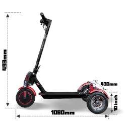 Monorim T0S Ultra x3Wheel motor 350W batéria 7800mAh rýchlosť 30km/s Monorim - 3 Monorim T0S Ultra x3Wheel motor 350W batéria 78