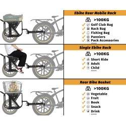 Monorim GL8 - remolque para portaequipaje, cesta para bicicleta o bicicletas eléctricas. Monorim - 2 Monorim GL8 - remolque para