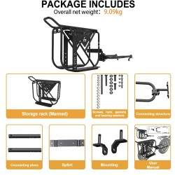 Monorim GL8 - pritsep dlya bagazhnika, korziny dlya velosipedov ili elektrovelosipedov. Monorim - 10 Monorim GL8 - pritsep dlya 