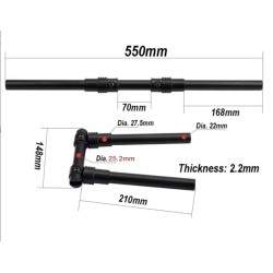 90 stupnjeva sklopivi aluminijski upravljač  - 17 90 stupnjeva sklopivi aluminijski upravljač
Lako sklopivi upravljač do kuta od