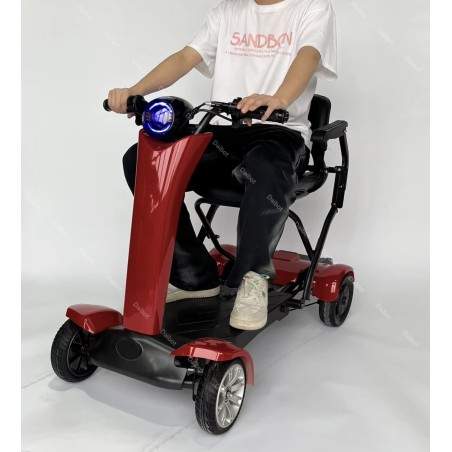 Monopattino elettrico pieghevole a quattro ruote con sedia per anziani Segway - Ninebot - 1  