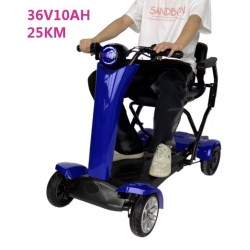 Štvorkolesová skladacia elektrická kolobežka so stoličkou pre starších ľudí Segway - Ninebot - 4  