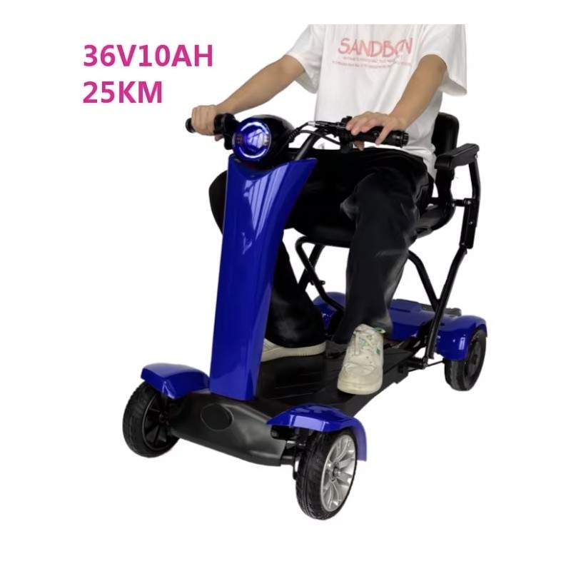 Trottinette électrique pliable à quatre roues avec chaise pour personnes âgées Segway - Ninebot - 4  