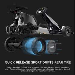 Driftdäck för Ninebot Gokart Pro, GoKart Kit och Gokart Lamborghini - Ninebot S Max Segway - Ninebot - 5 
Passar Ninebot Gokart 