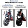 Priekine amortizacija Monorim-ZT3 Segway ZT3 Pro elektriniam paspirtukui - upgrade rinkinys Monorim - 7 
Suderinamumas: Monorim-