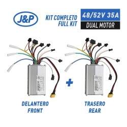 Kit de dos controladoras ( delantera y trasera ) para instalación de dos motores ( 48v / 52v 35A  JP ) KROXNE - 1  