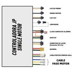 Styrenhet för enmotorig elscooter 48v / 52v 35a JP KROXNE - 2  