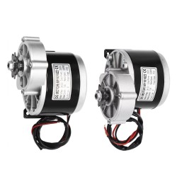 Kit de conversion DIY (2 moteurs, contrôleur et accélérateur) - Pneus pneumatiques - Kart, fauteuil roulant KROXNE - 2  