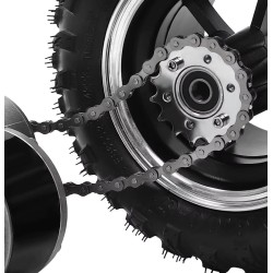 Kit metatropís DIY (2 kinitíres, elenktís kai nkázi) - Air Tires - Go Kart, Anapirikí karékla KROXNE - 4  