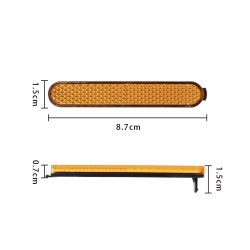 Catarifrangenti posteriori per Xiaomi Pro 2, 1S, Essential, Mi 3 o simili Xiaomi - 6  
